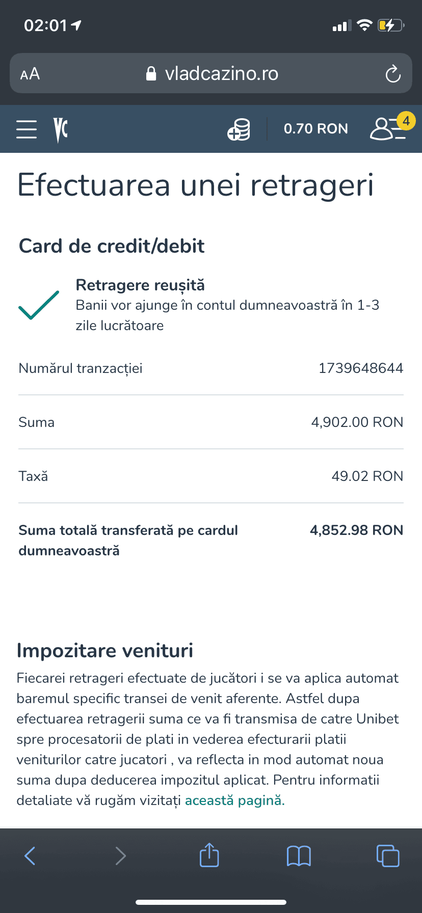 single-castig