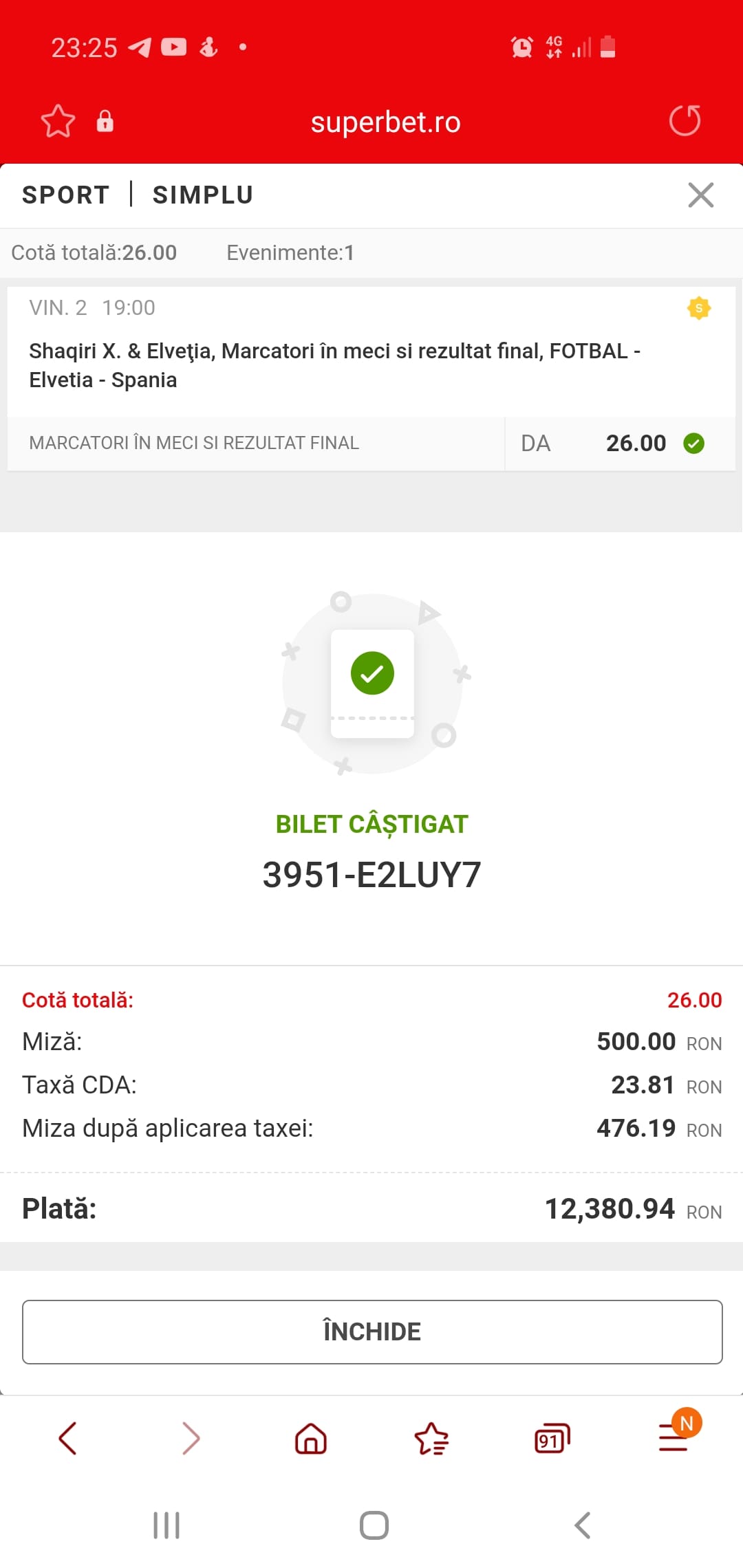 single-castig
