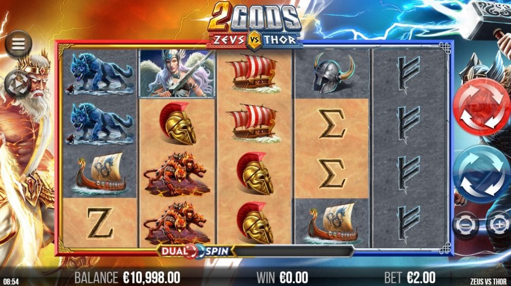 '2 Gods Zeus vs Thor'