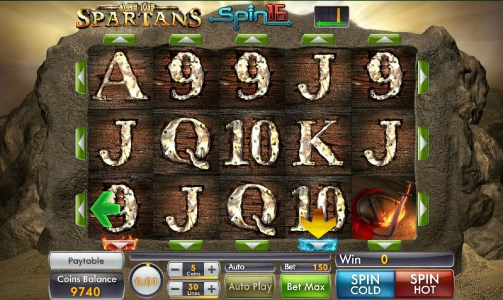 'Age of Spartans Spin 16'