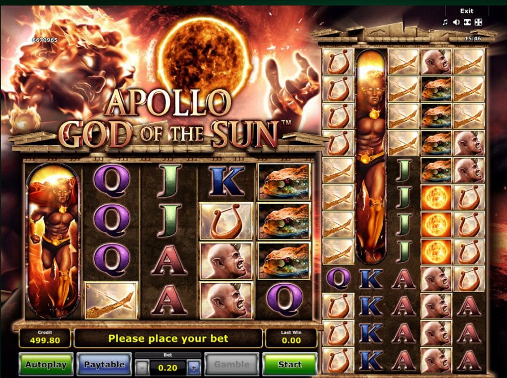 'Apollo God of the Sun'