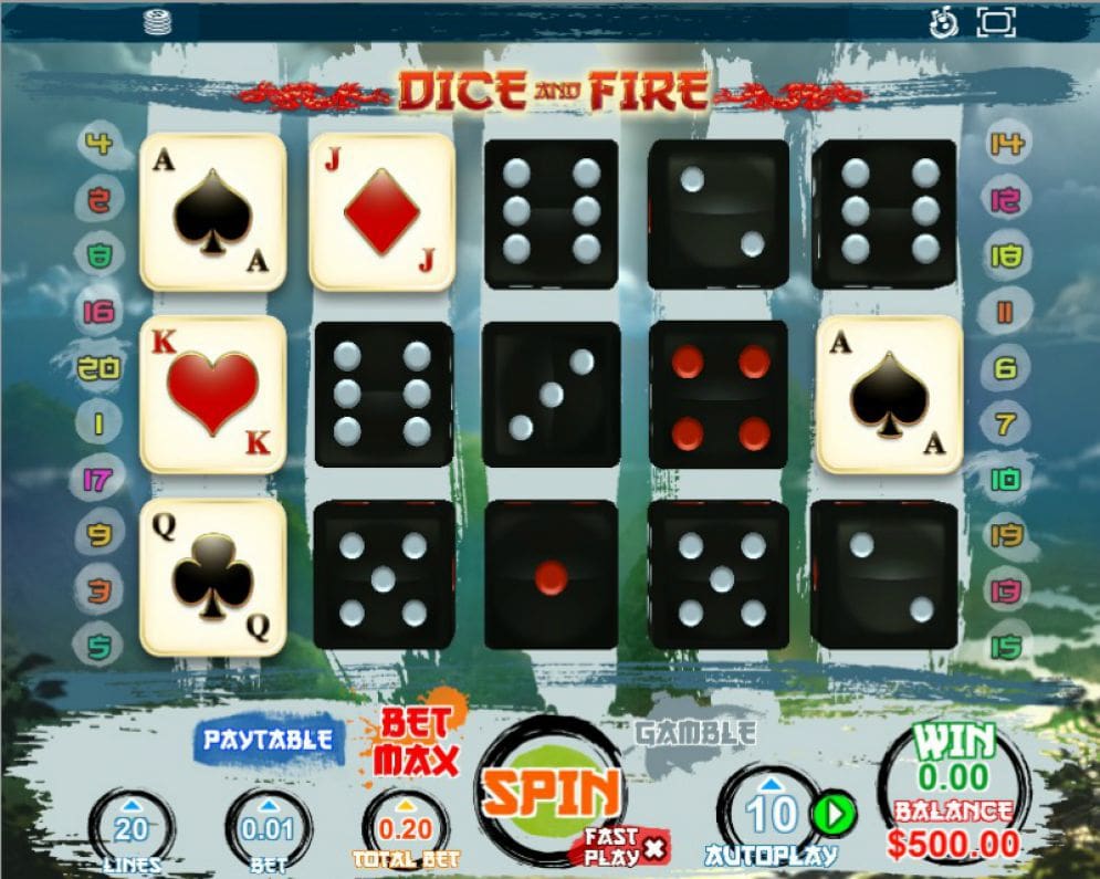 Dice and Fire
