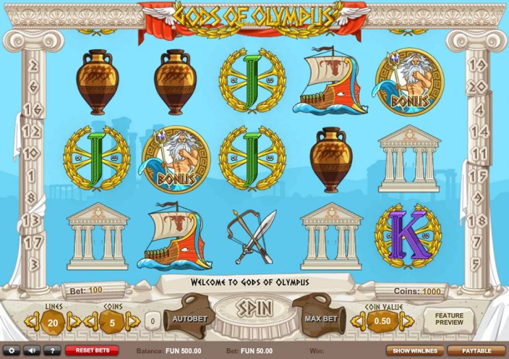 'Gods of Olympus'
