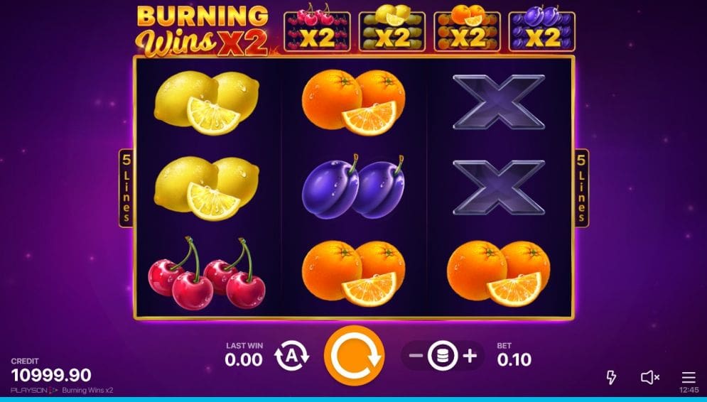 Burning Wins x2