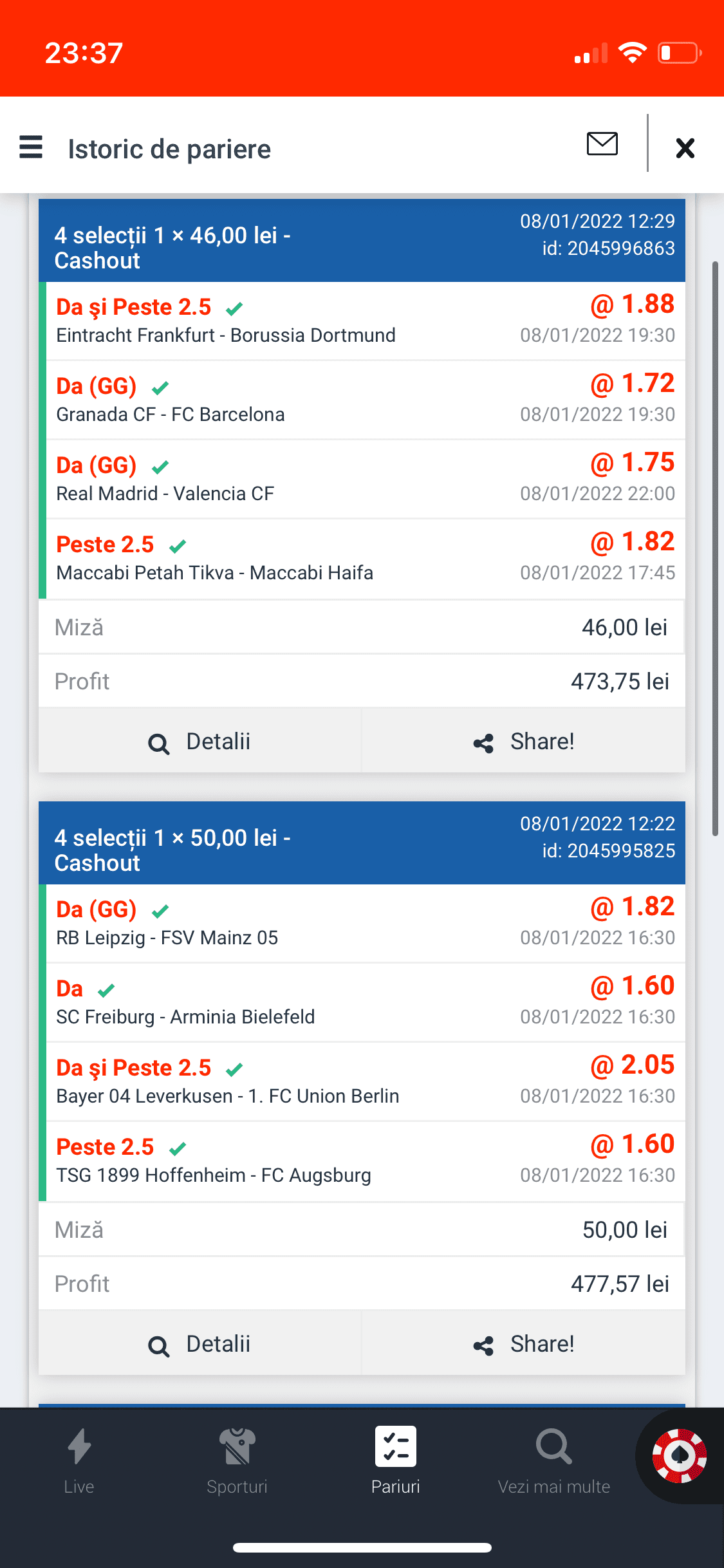 single-castig