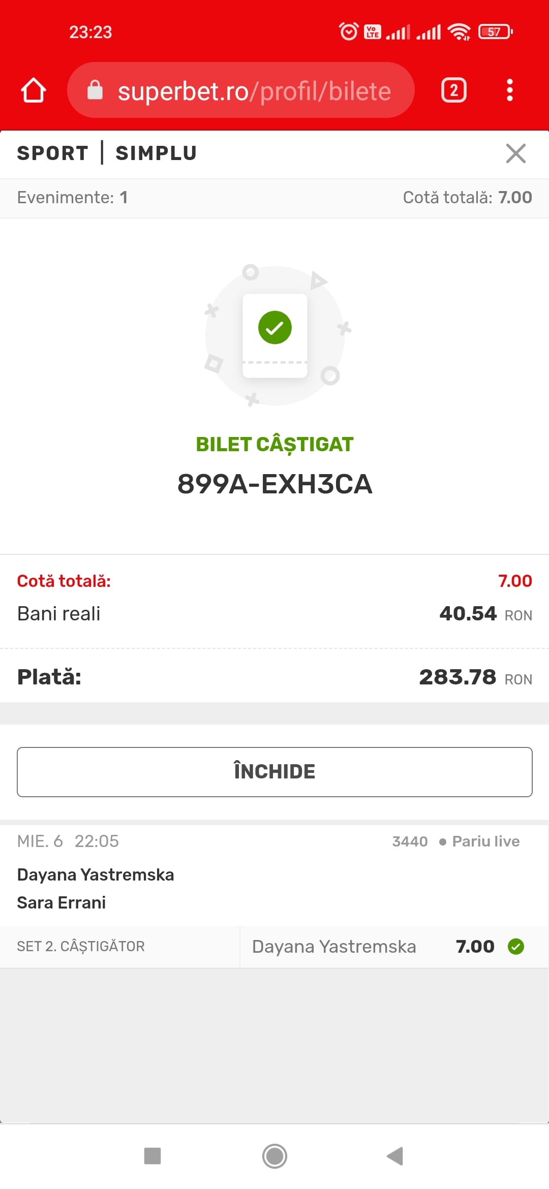 single-castig