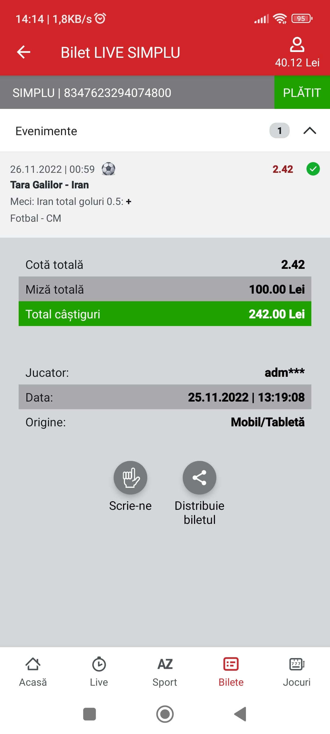 single-castig