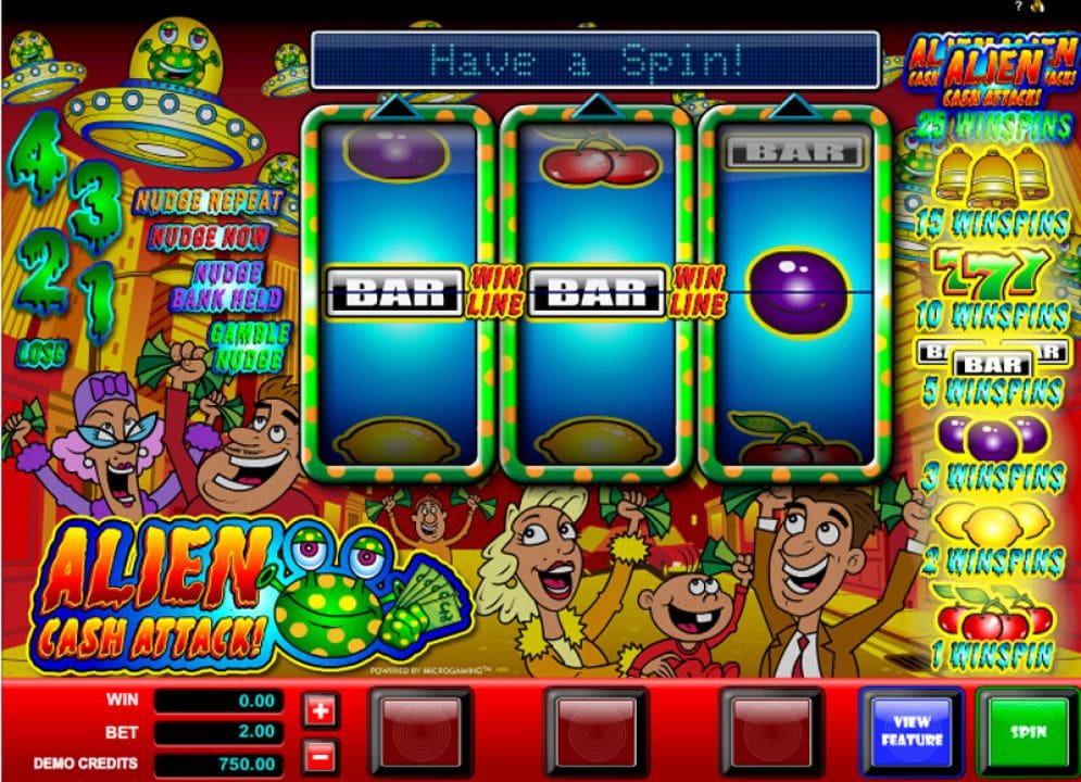 Alien Cash Attack