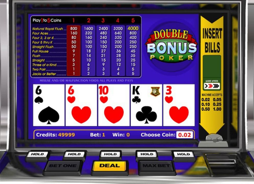 Double Bonus Poker