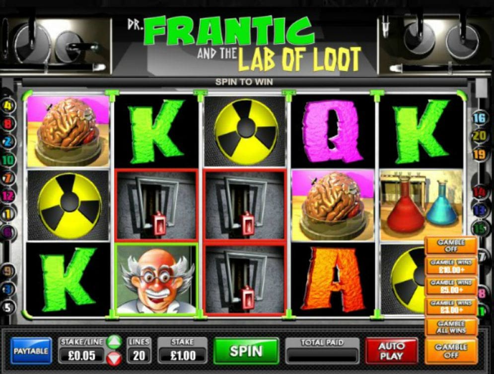 Dr Frantic And The Lab Of Loot
