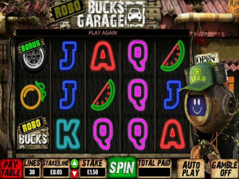 Robo Bucks Garage