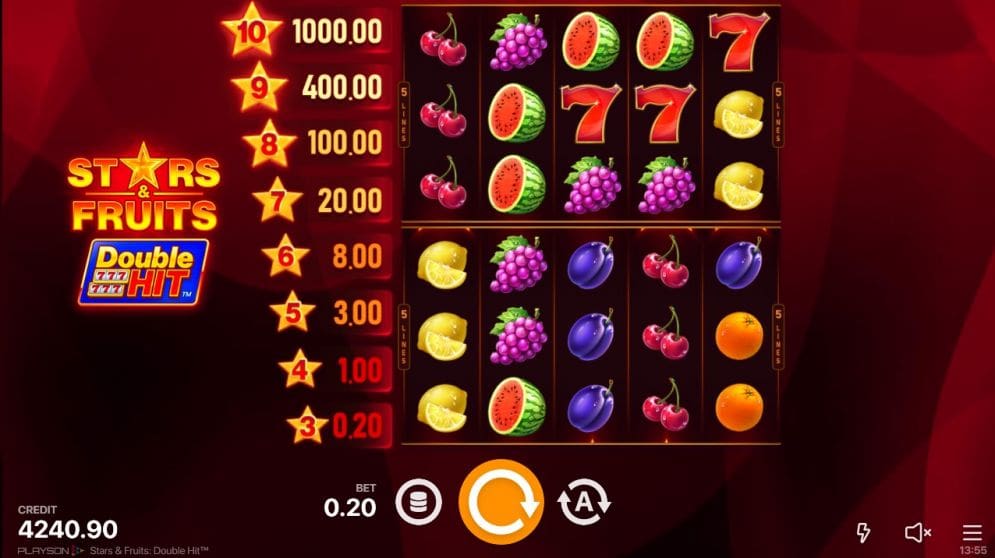 Stars & Fruits: Double Hit