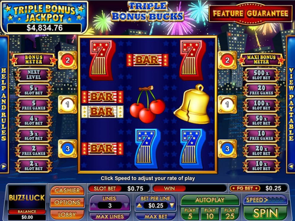 Triple Bonus Bucks