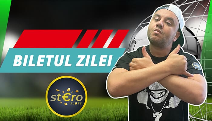 Câștigă în stil mare cu Biletul Zilei pe Stero Slots - Combinația perfectă între jocuri de cazino și pariuri sportive!