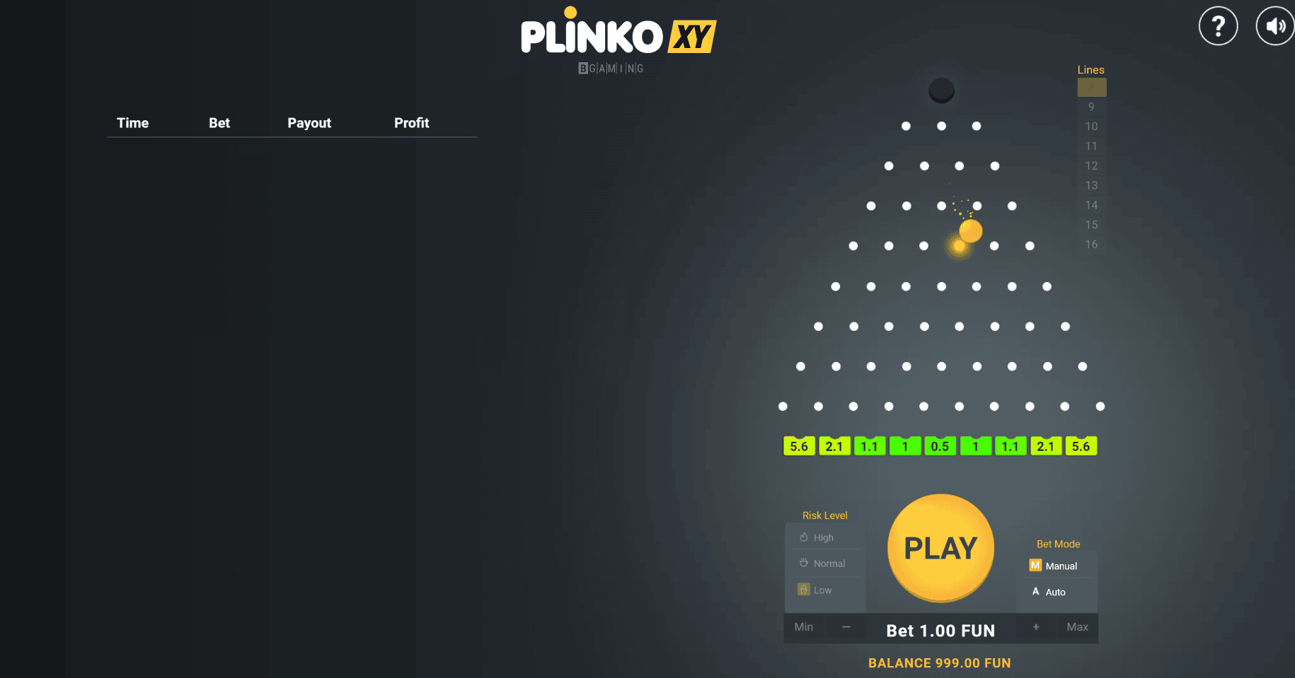 Plinko XY